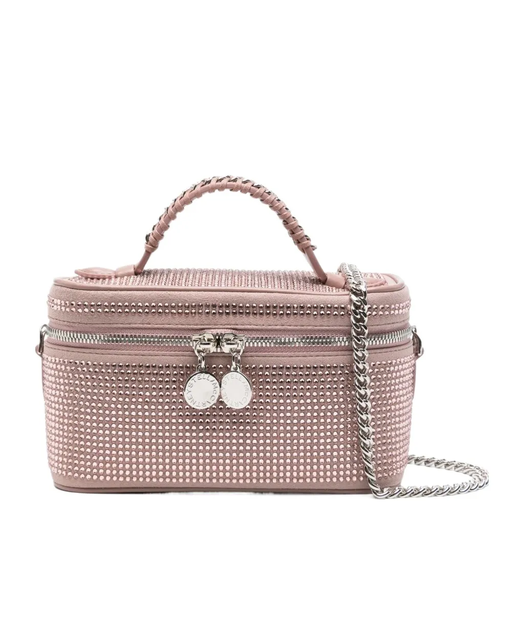 Embellished Zipped Crossbody Bag