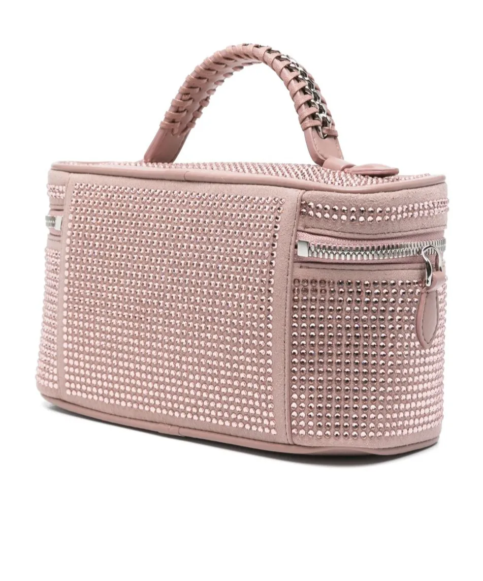 Embellished Zipped Crossbody Bag