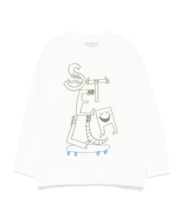 Graphic Pullover Sweater