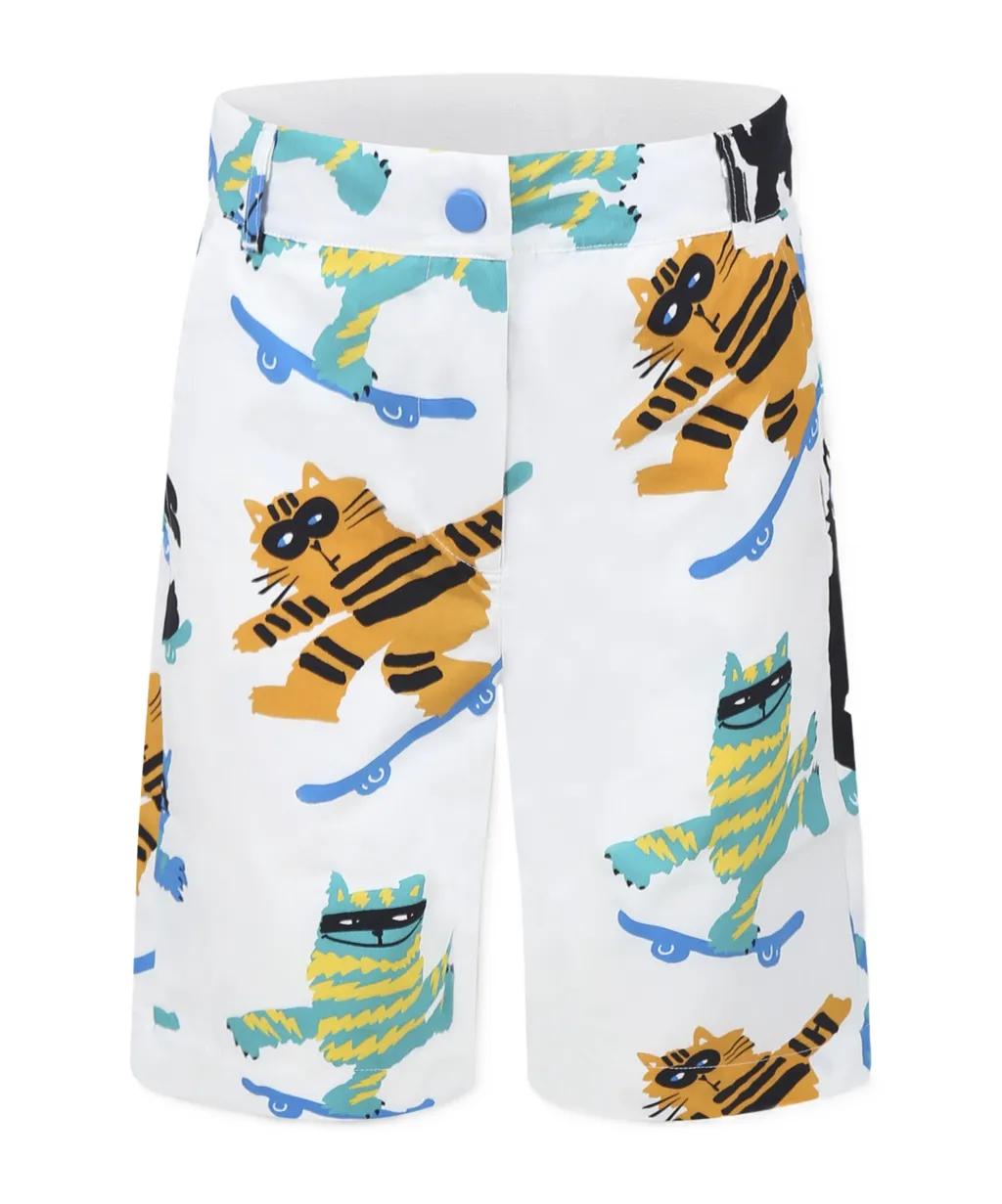 Graphic Printed Shorts