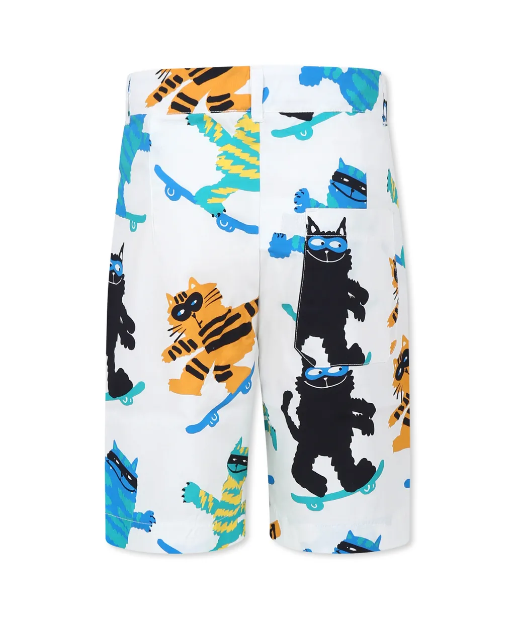 Graphic Printed Shorts