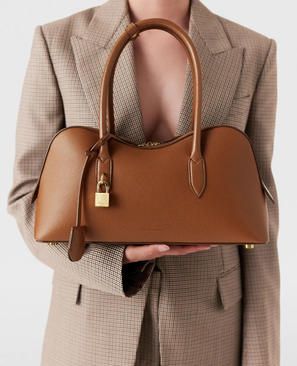 Stella Ryder Lock Plaque Shoulder Bag