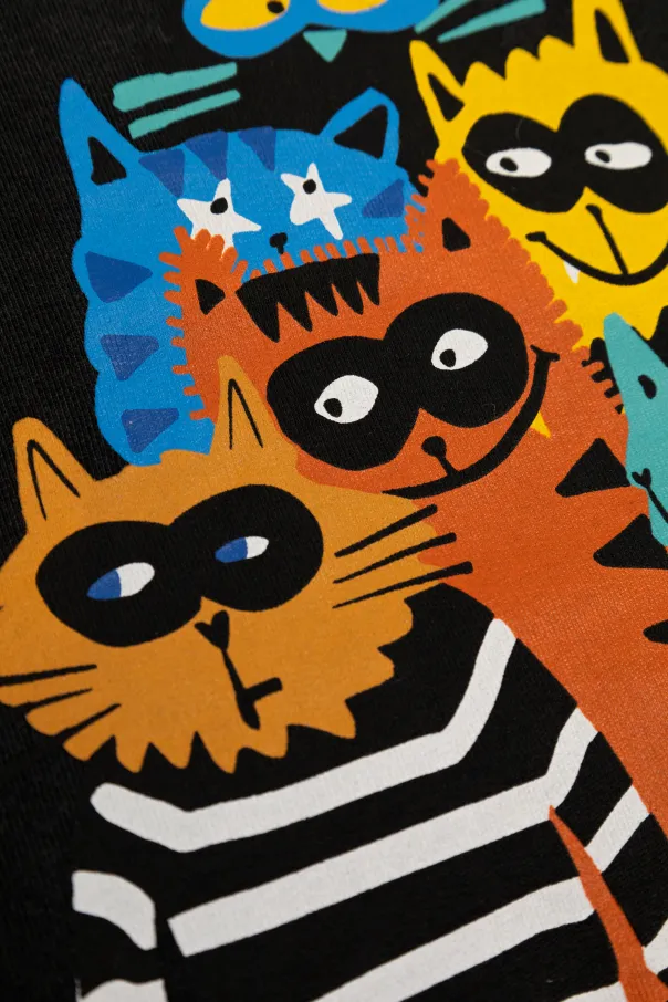 Animal Printed Crewneck Sweatshirt