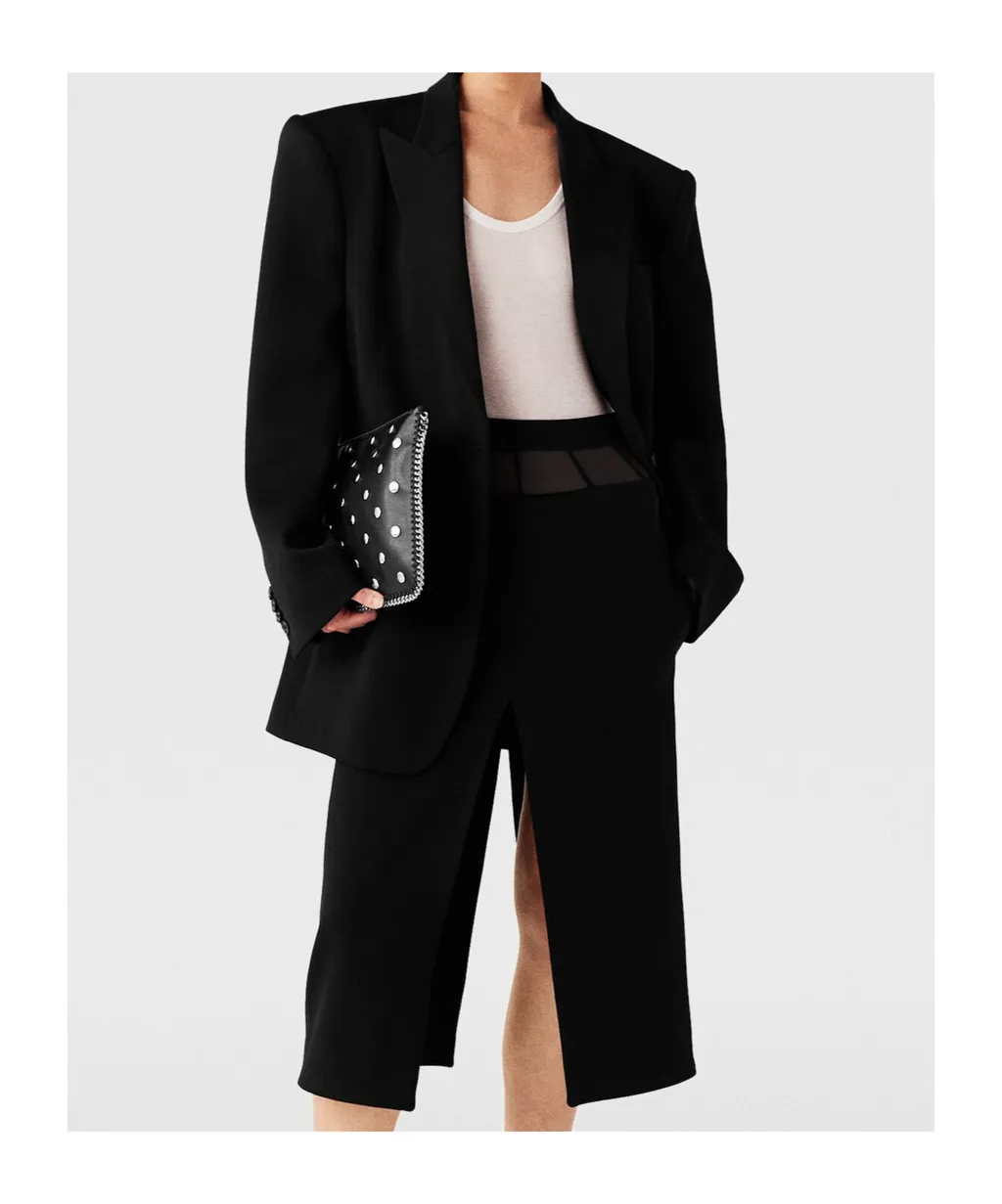 Oversized Peak Lapel Blazer