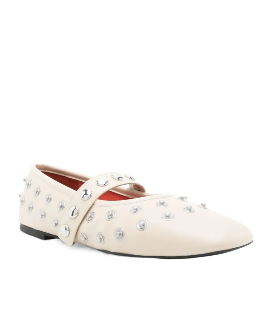 Ryder Stud Embellished Ballet Flats