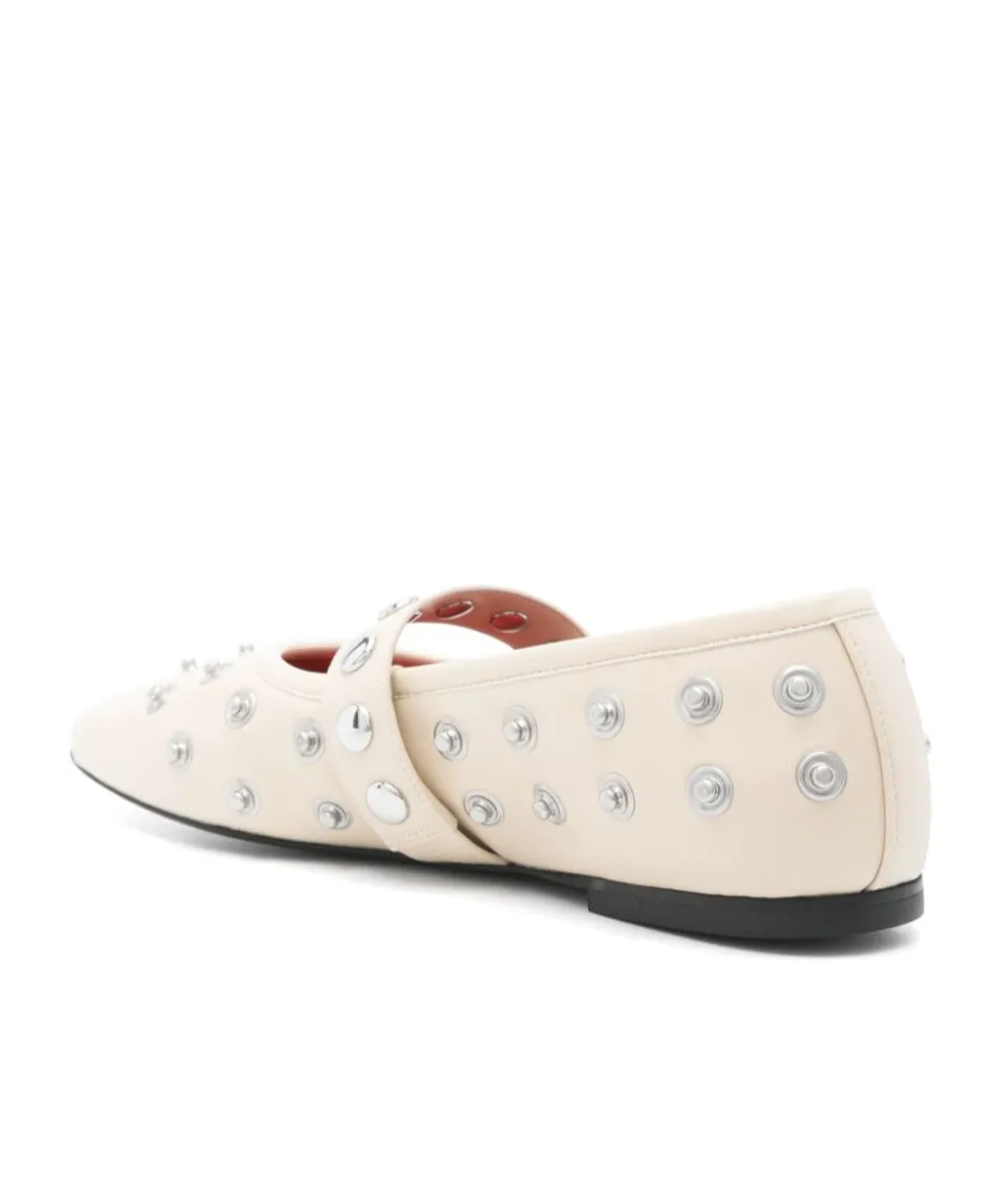 Ryder Stud Embellished Ballet Flats