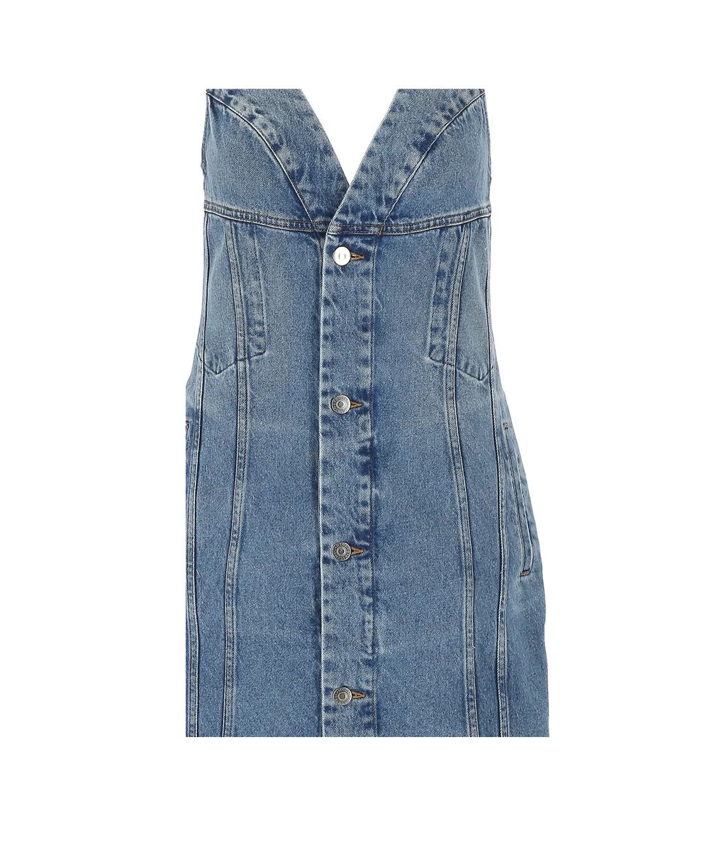 Button-Front Dress