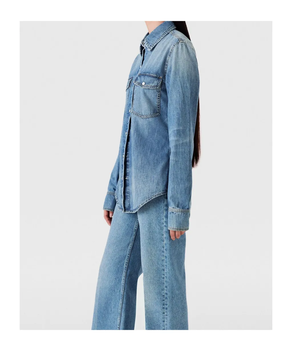 Vintage Wash Denim Shirt
