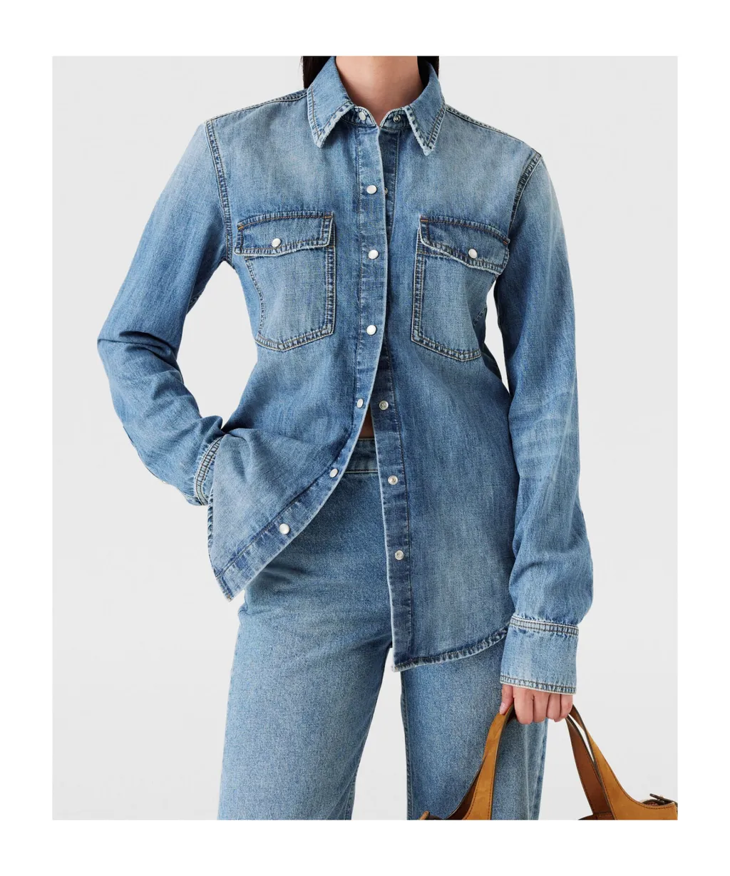 Vintage Wash Denim Shirt