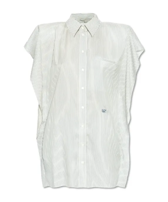 Stripped Shirt Dress