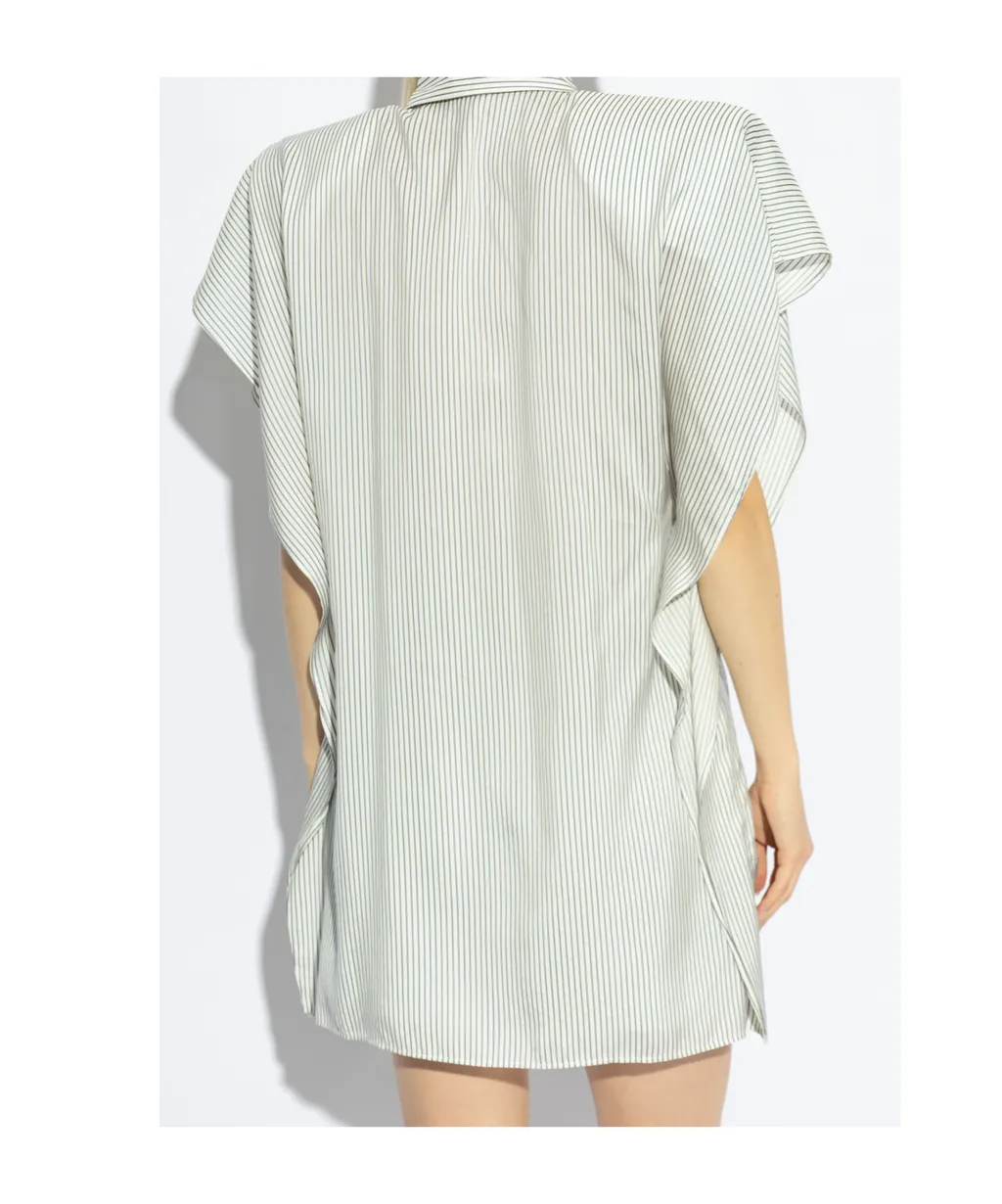 Stripped Shirt Dress