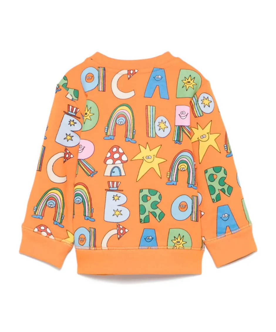 Long-Sleeved Pattern Sweatshirt