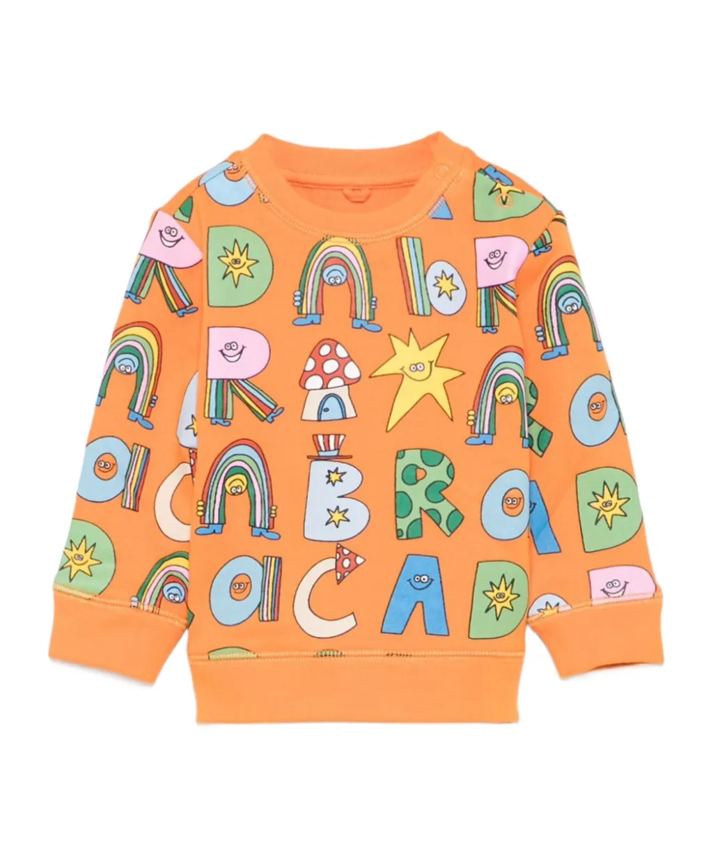 Long-Sleeved Pattern Sweatshirt