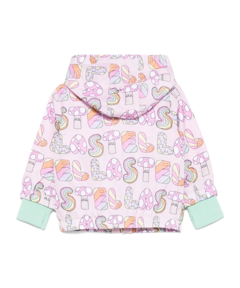 Logo Printed Zip-Up Jacket