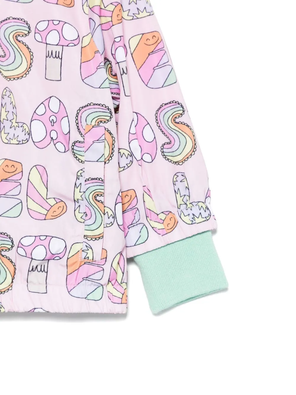 Logo Printed Zip-Up Jacket