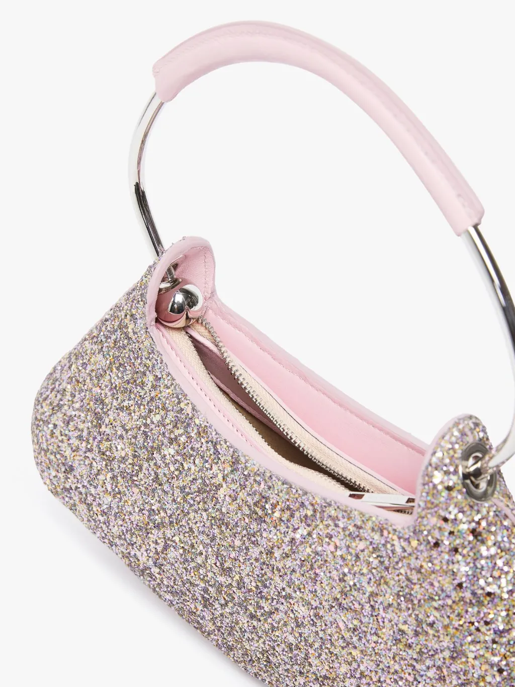Mini Shiny Fabric Handbag