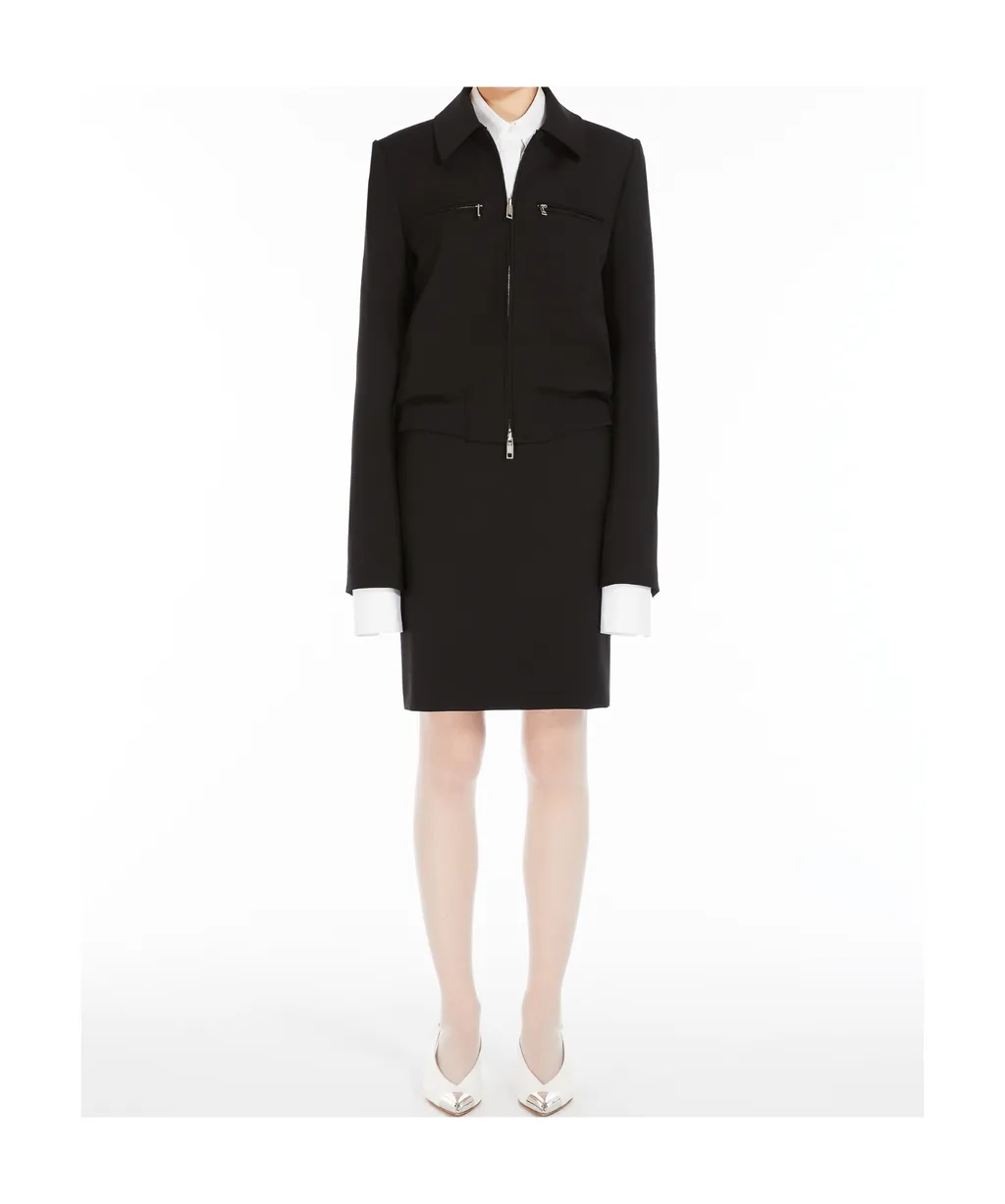 Zip-Up Long-Sleeved Jacket