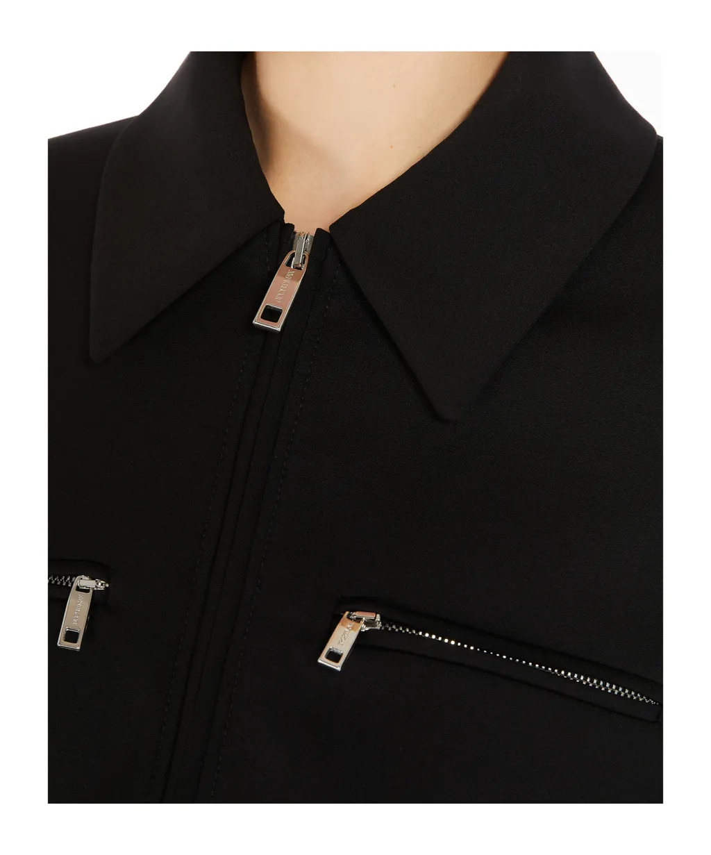 Zip-Up Long-Sleeved Jacket