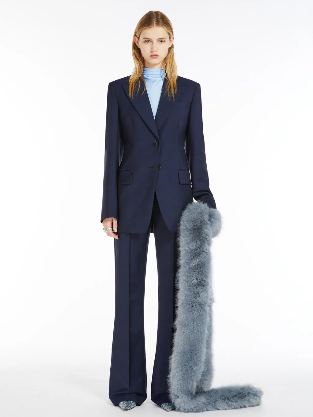 Single-Breasted Long-Sleeved Jacket