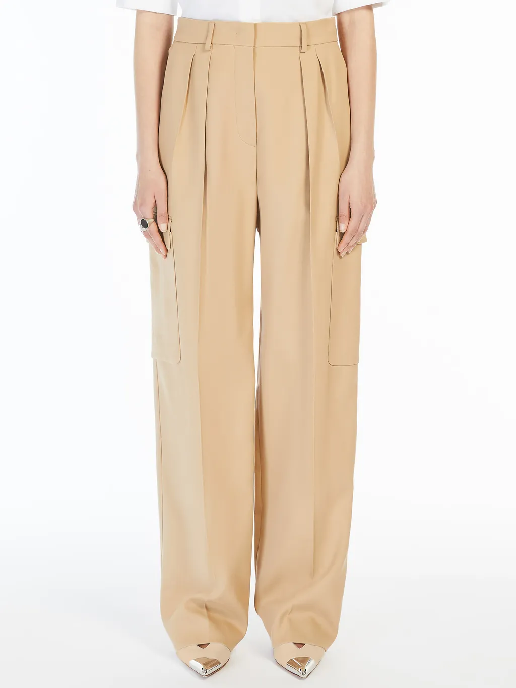 Pleated Cargo Pants