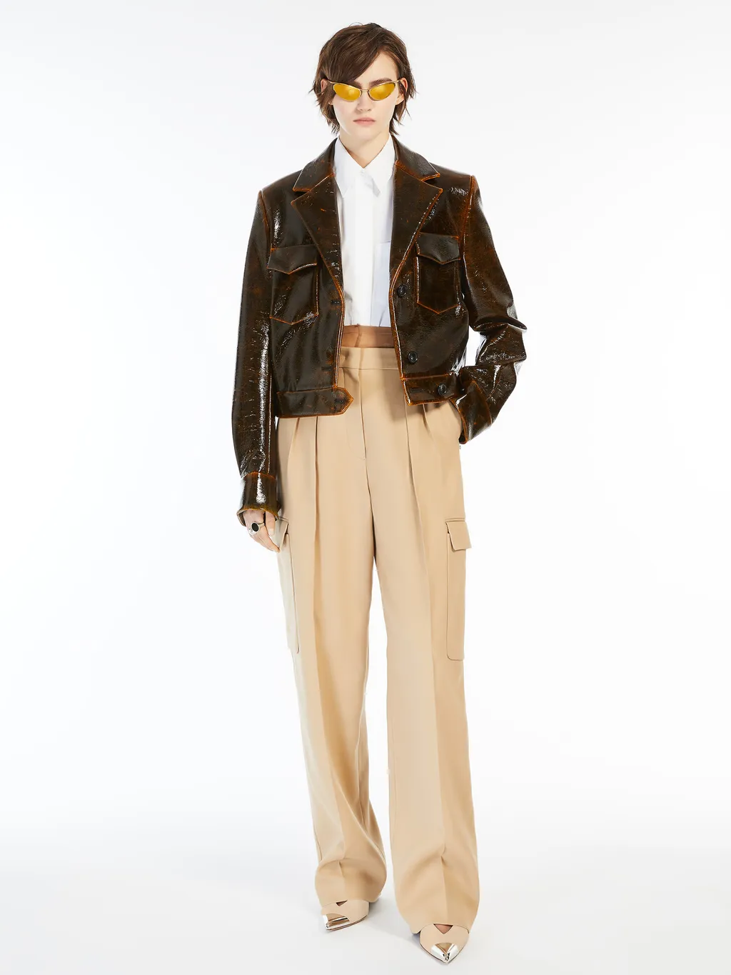 Pleated Cargo Pants