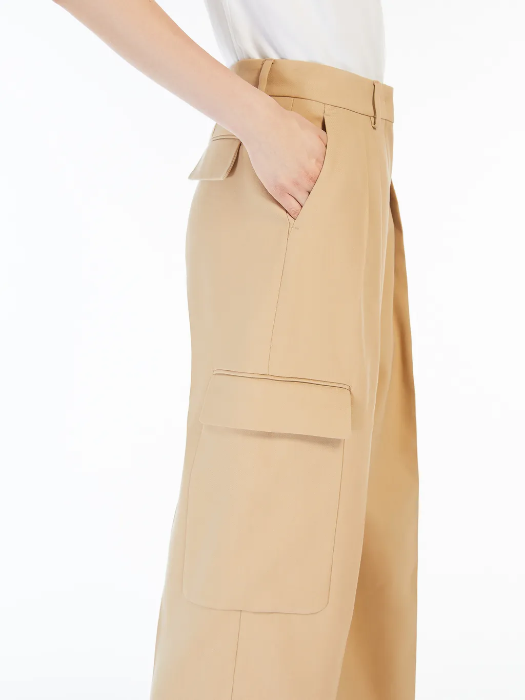 Pleated Cargo Pants