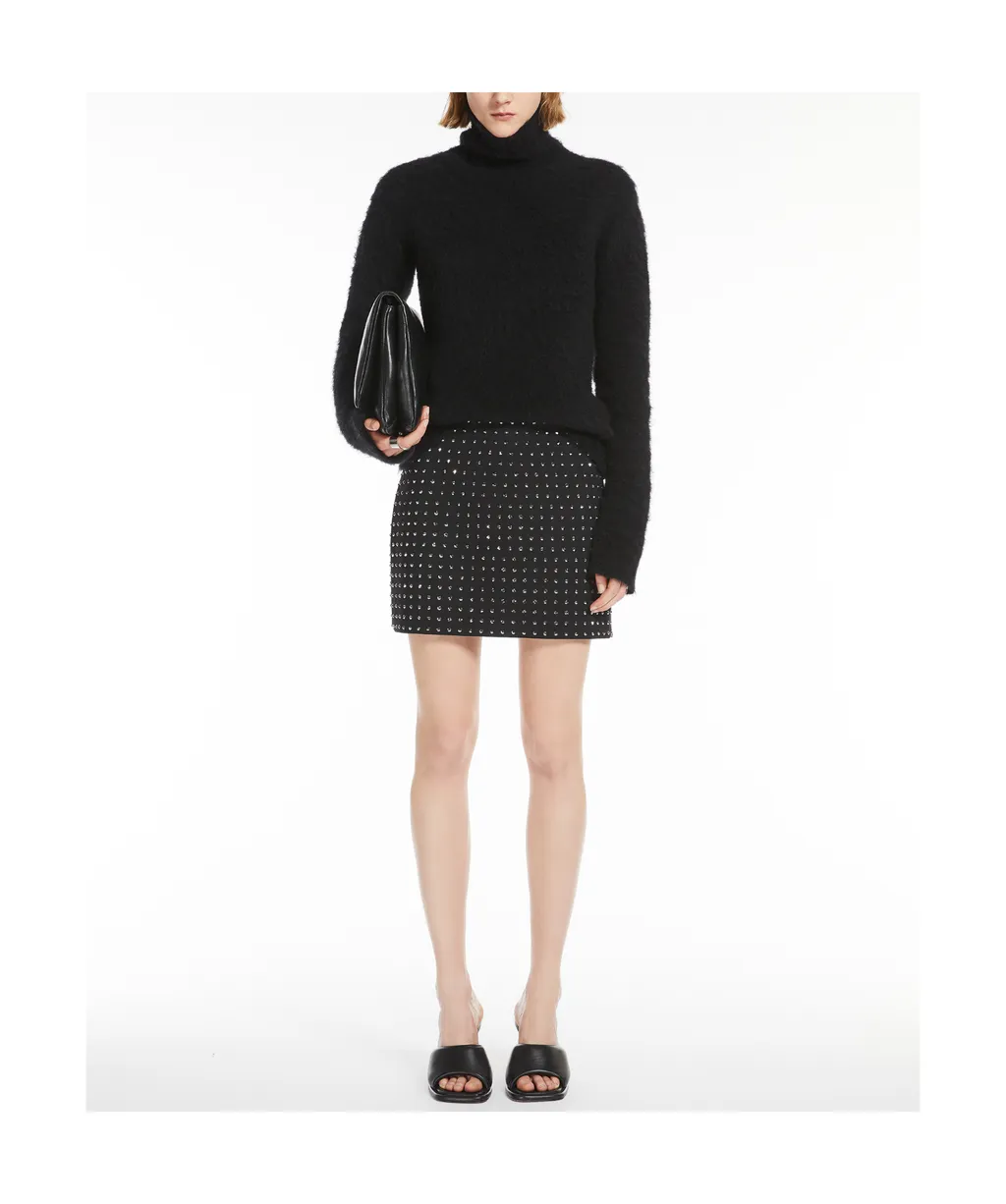 Embellished Mini Skirt