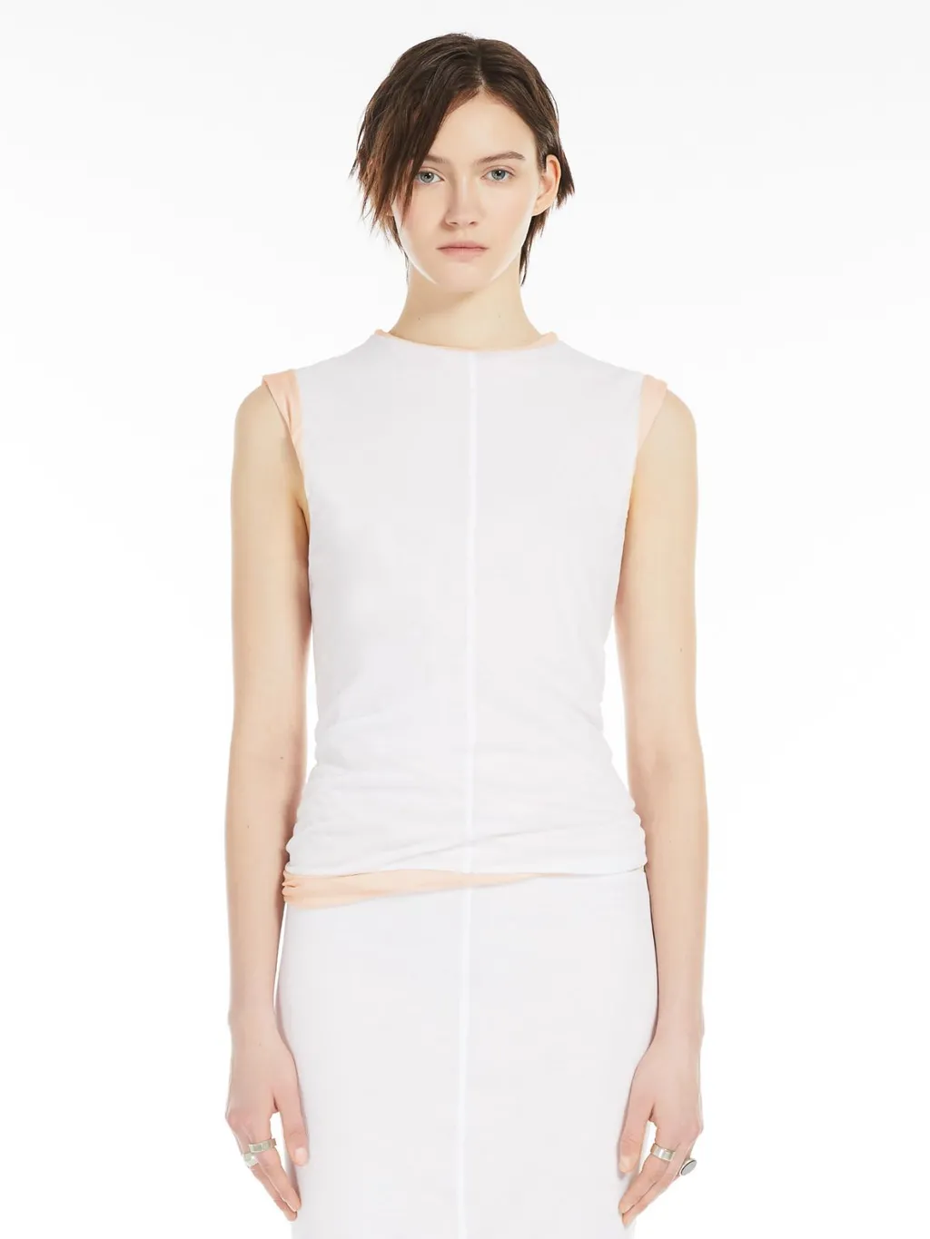 Crewneck Sleeveless Top