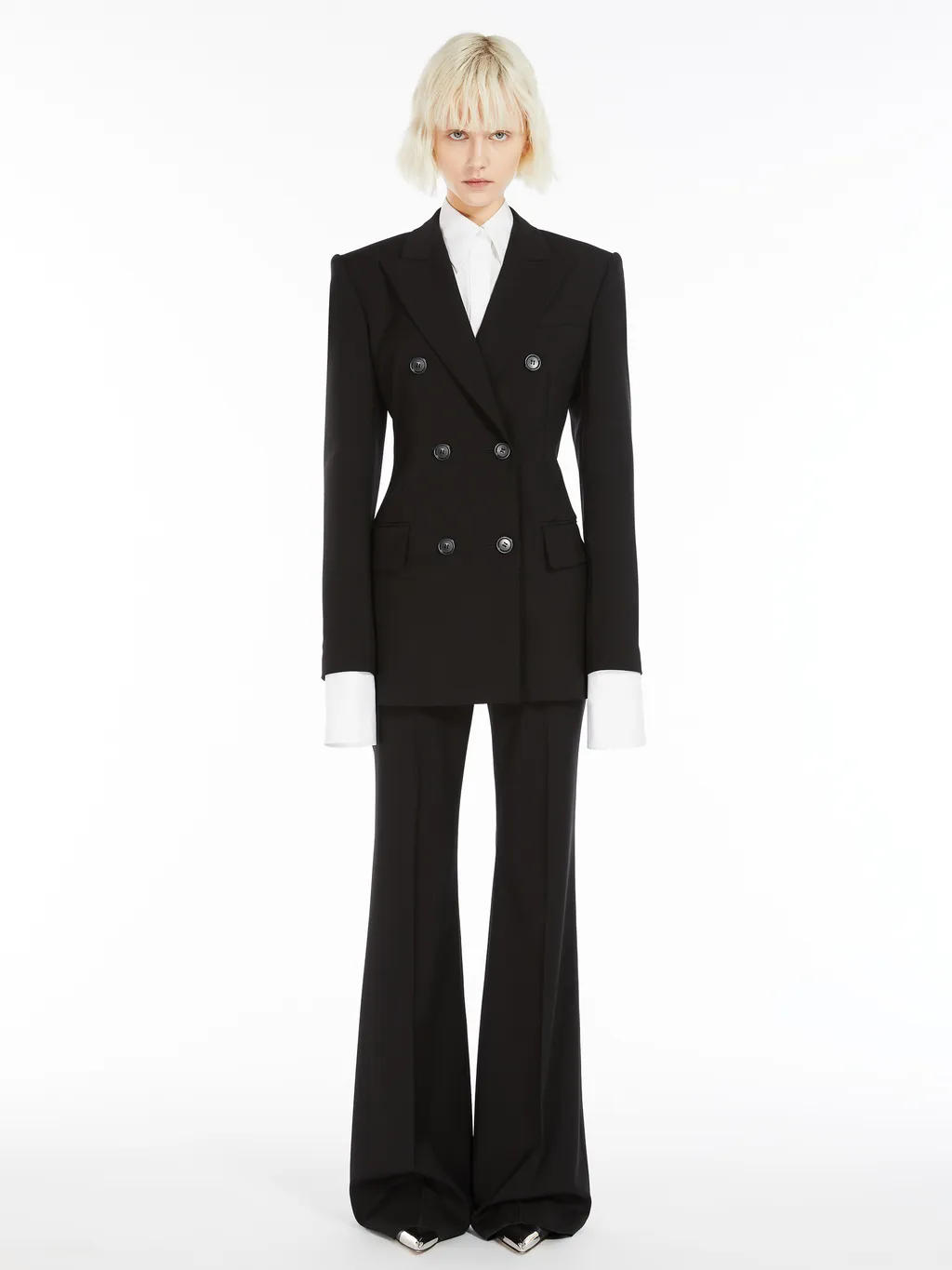 Hangar High Waist Tailored Cut Trousers