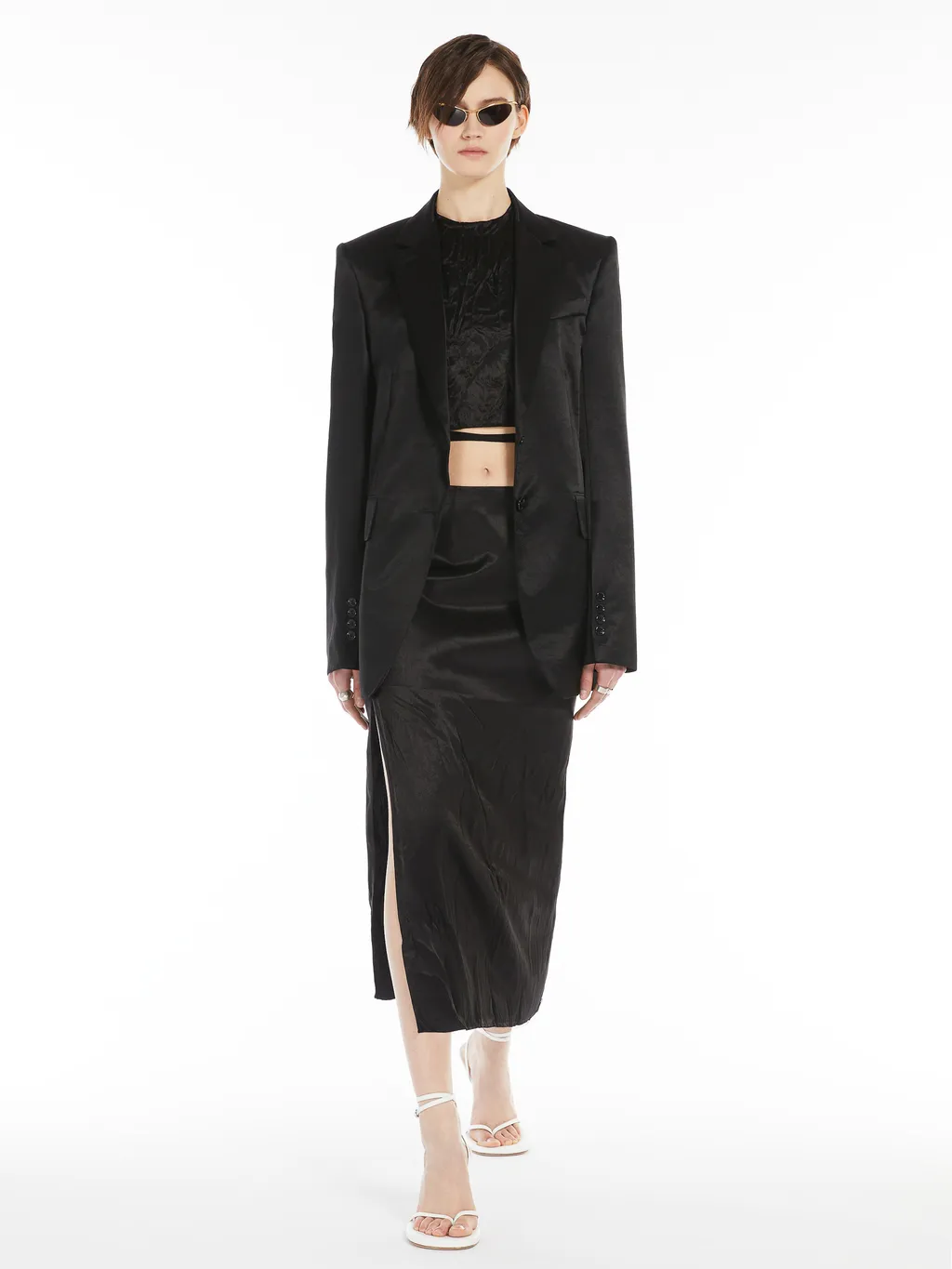 Long-Sleeved Suit Coat