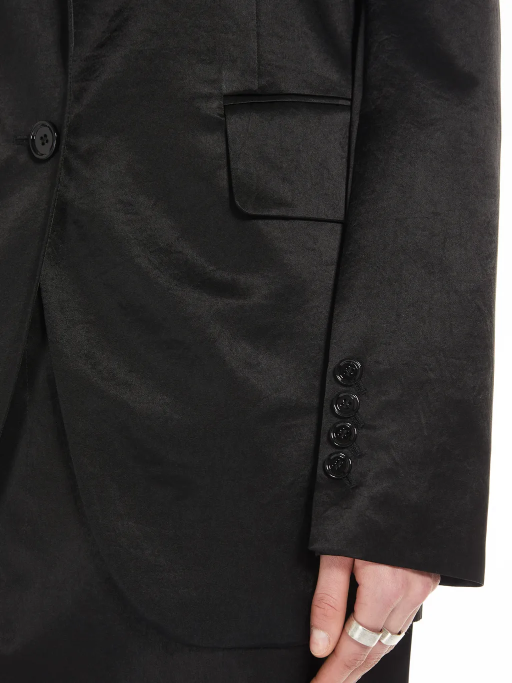 Long-Sleeved Suit Coat