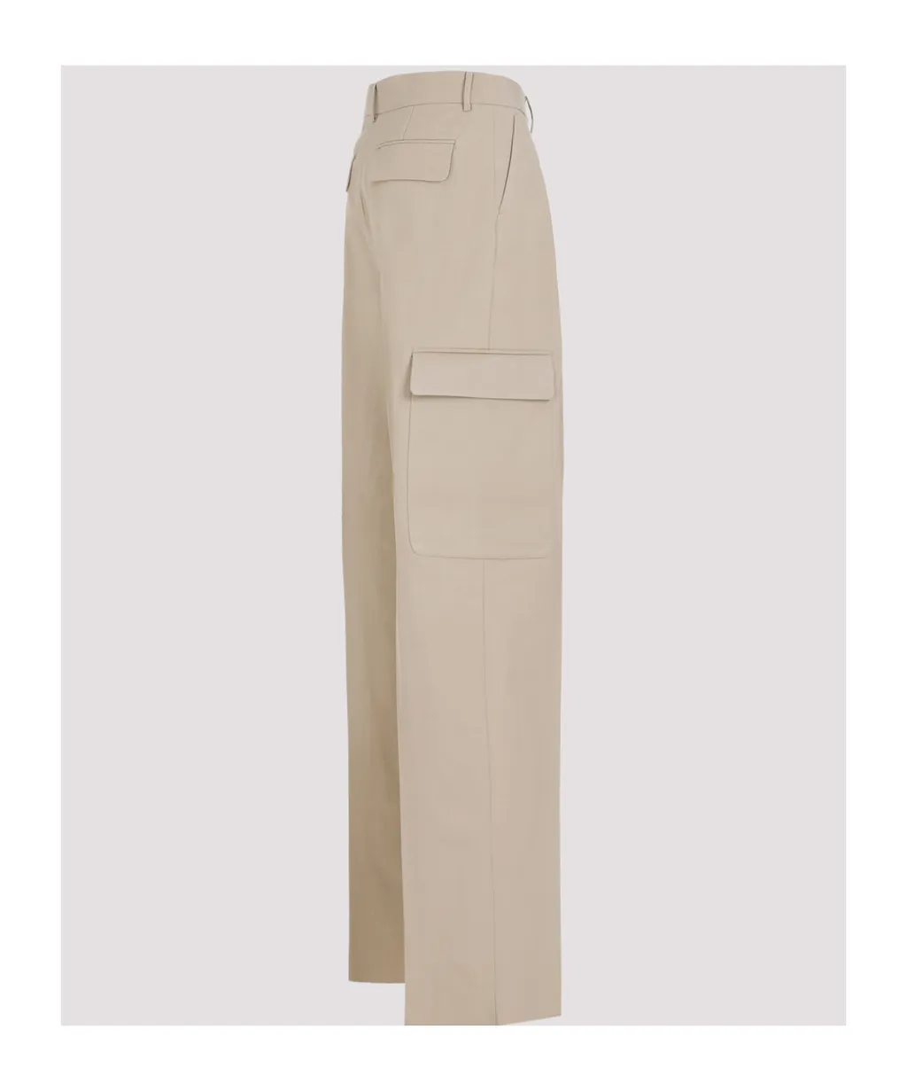 High Waist Straight Leg Trousers