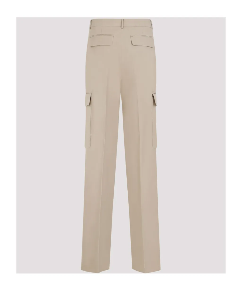 High Waist Straight Leg Trousers