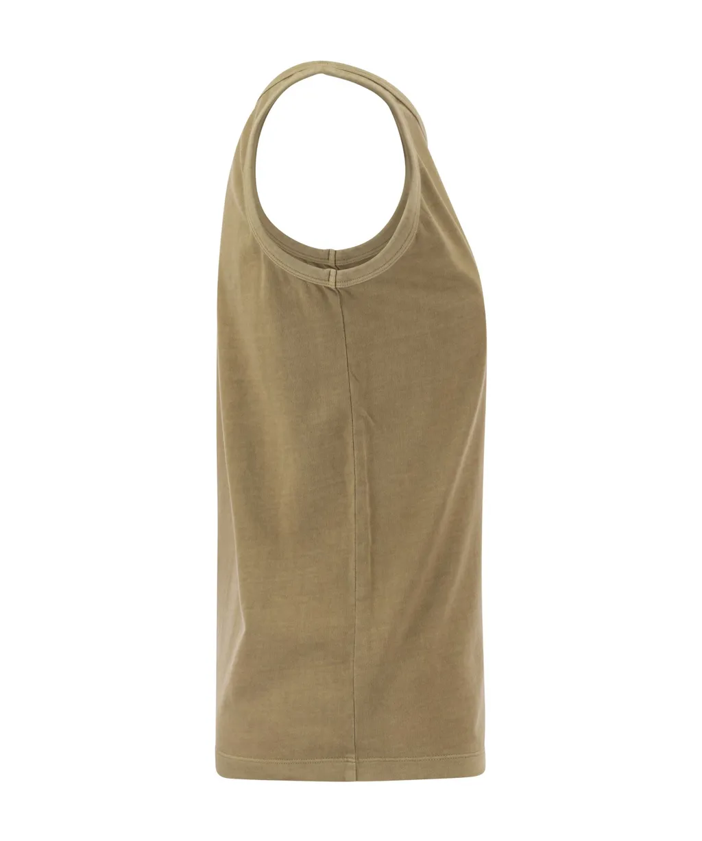Crewneck Sleeveless Top