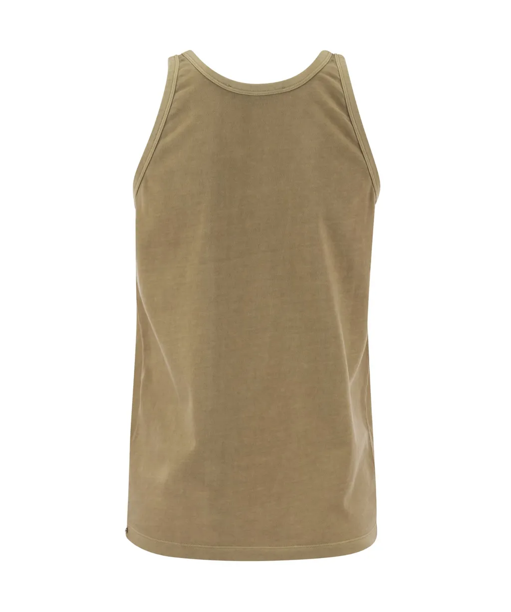 Crewneck Sleeveless Top