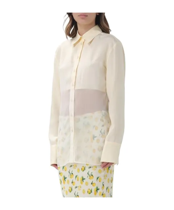 Buttoned Long-Sleeved Shirt