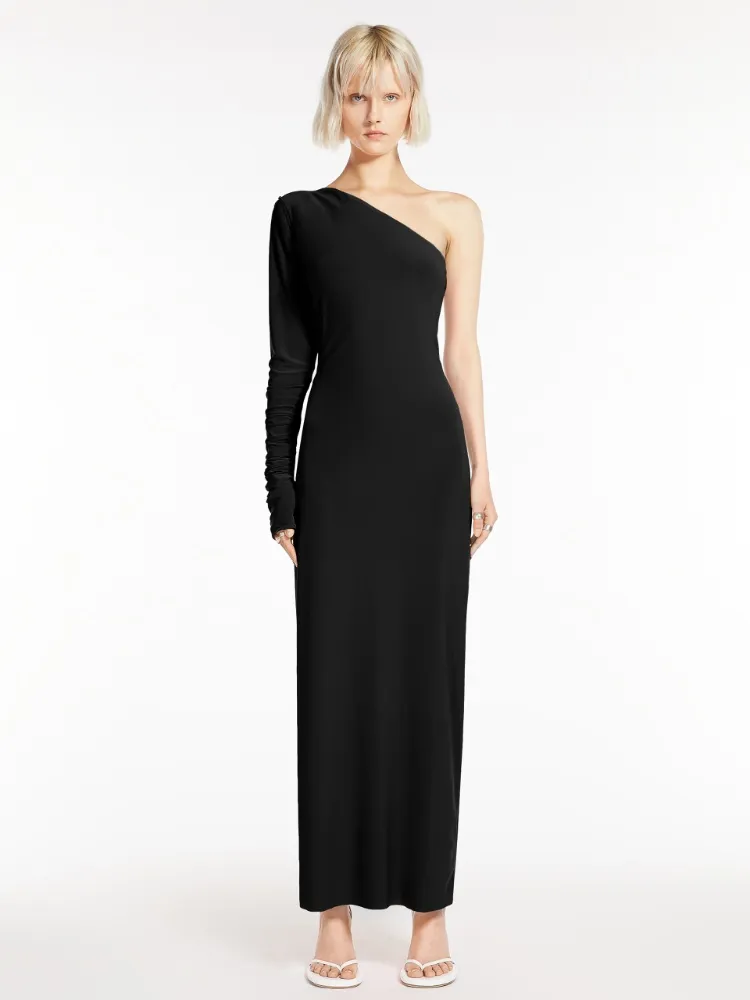 Asymmetrical Jersey Dress