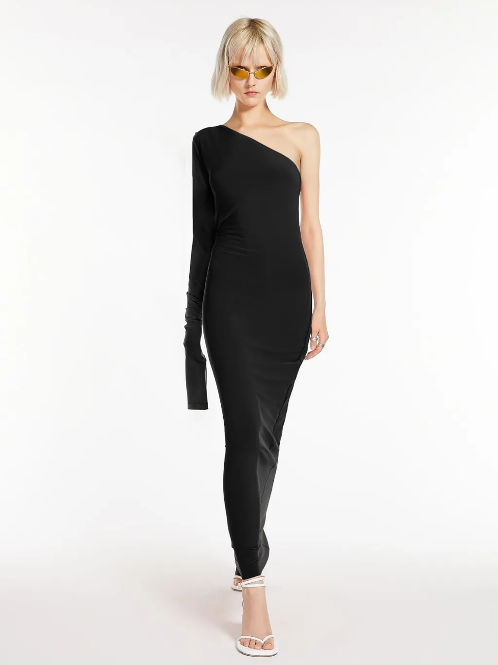 Asymmetrical Jersey Dress