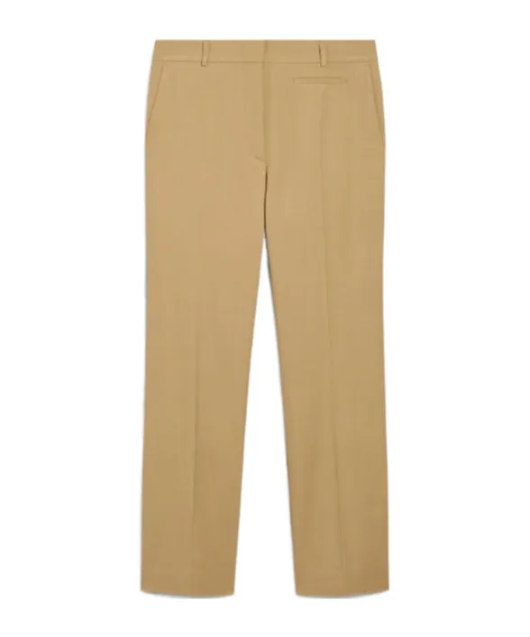 High Waist Straight Leg Trousers