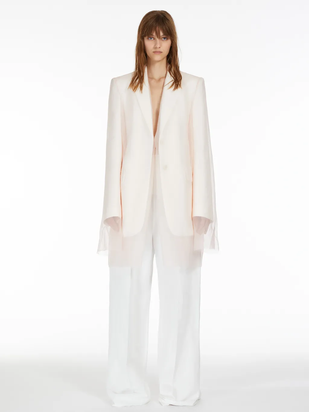High Waist Straight Leg Trousers