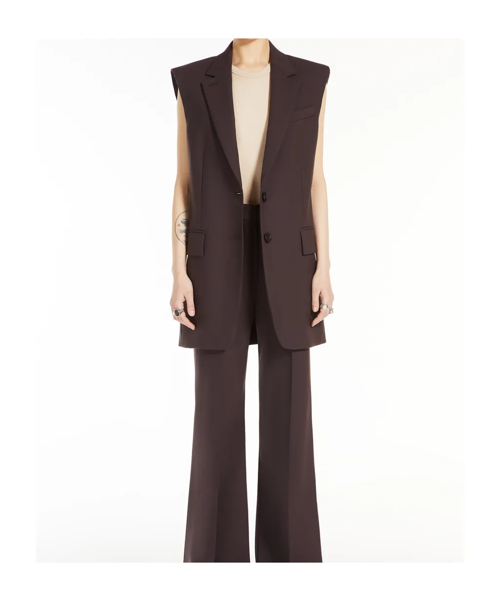 Single-Breasted Sleeveless Gilet