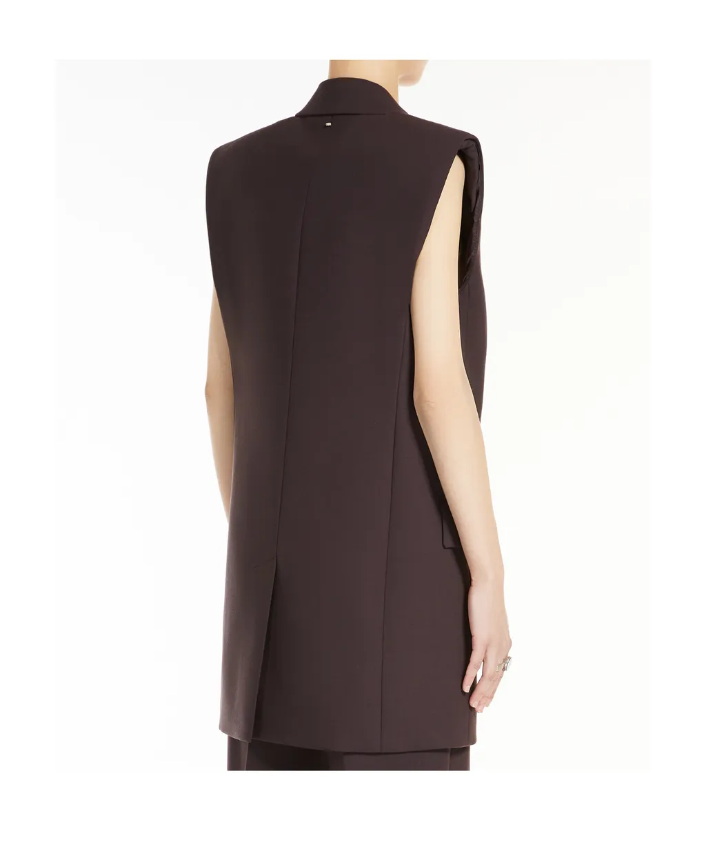 Single-Breasted Sleeveless Gilet