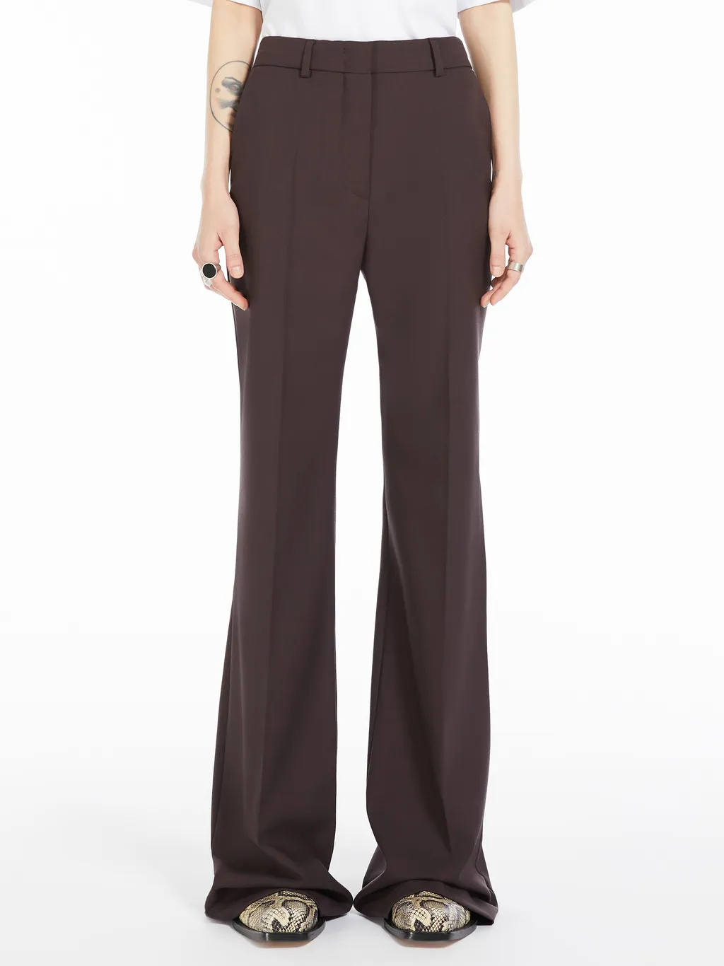 High Waist Straight Leg Pants