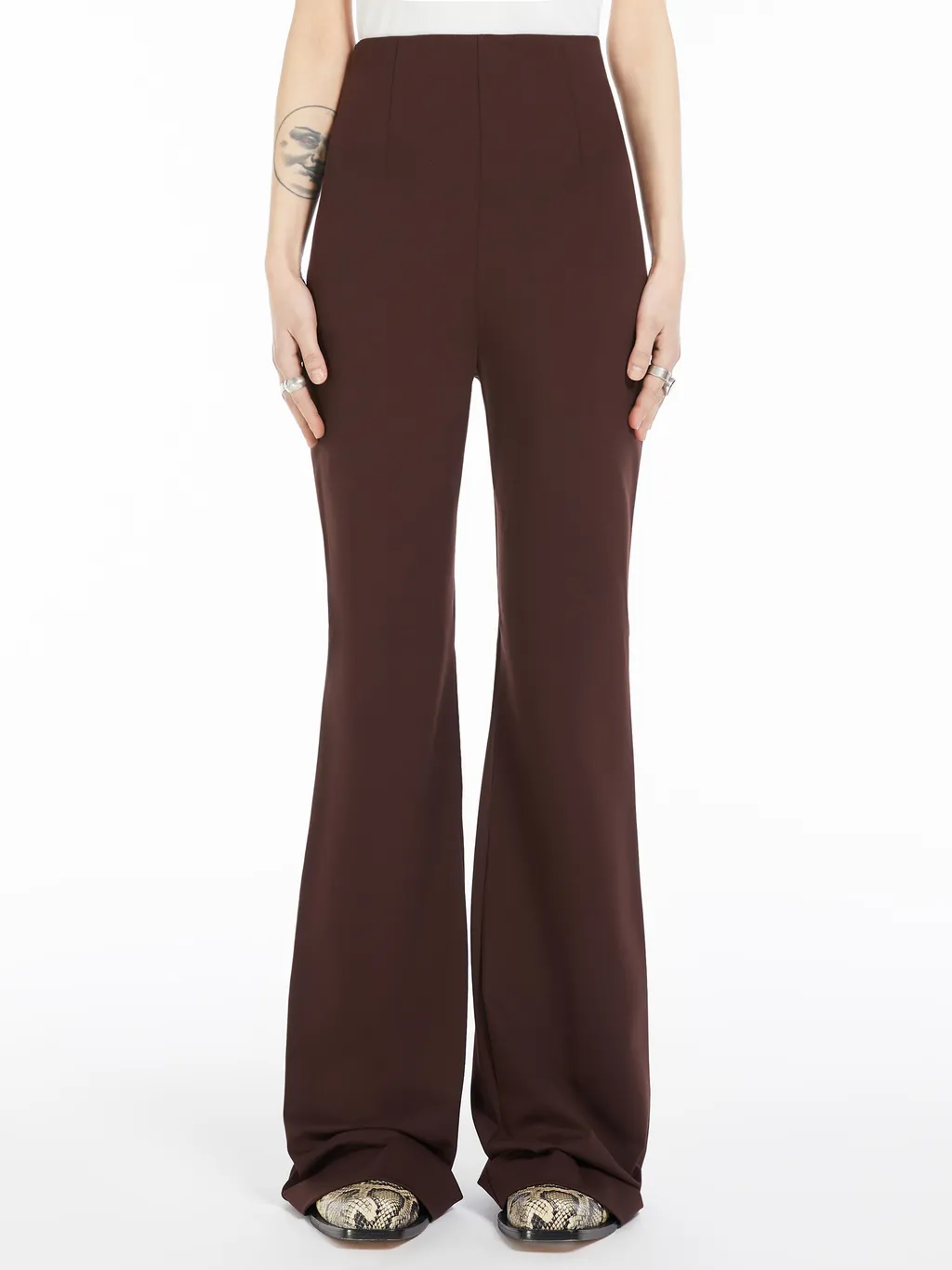 High Waist Straight Leg Pants