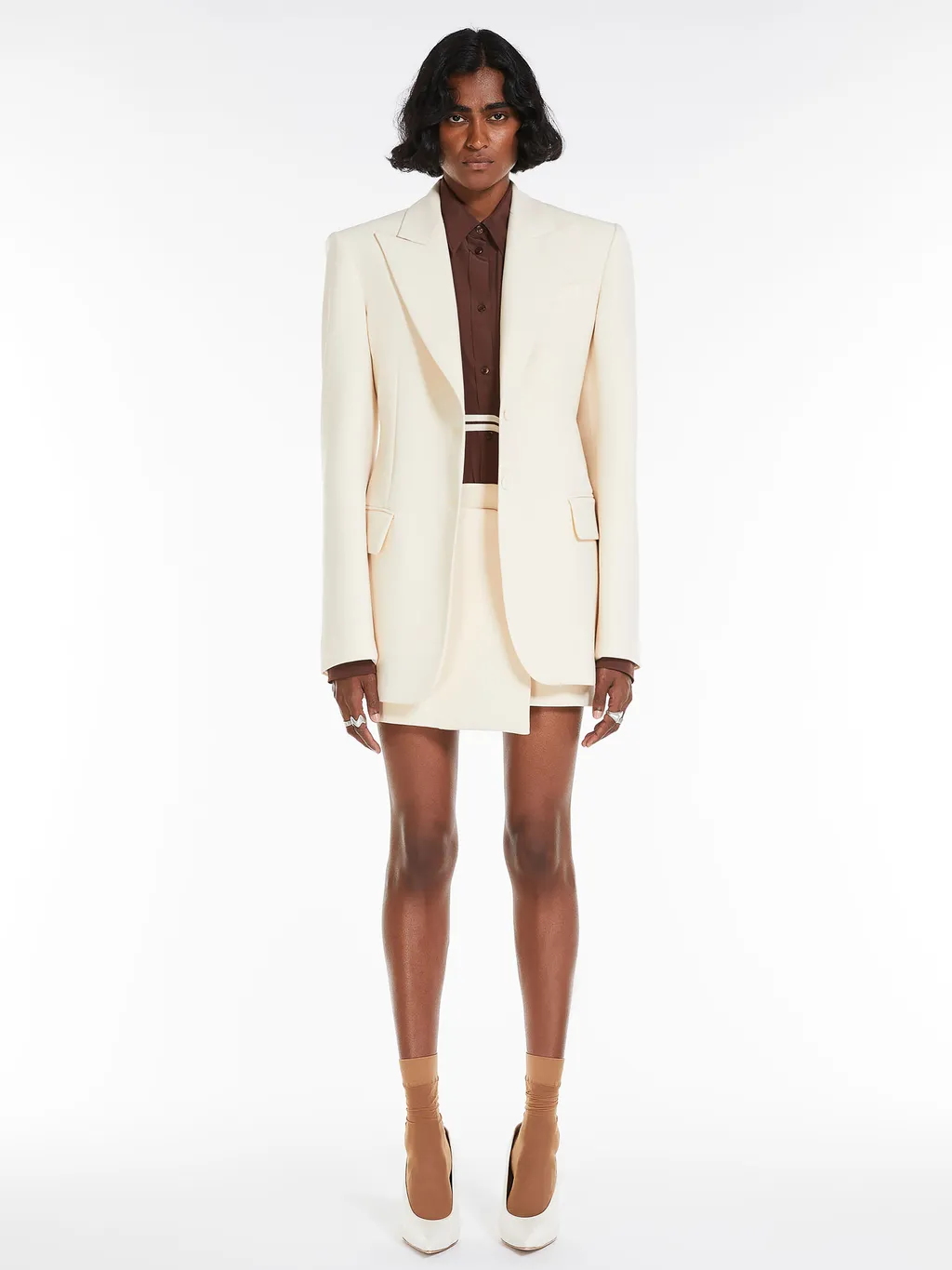 Single-Breasted Wool Blazer