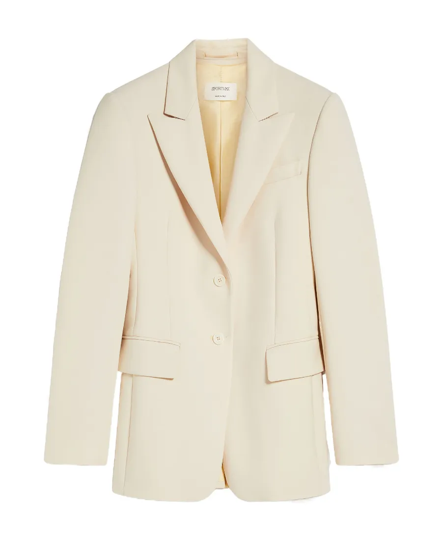 Single-Breasted Wool Blazer