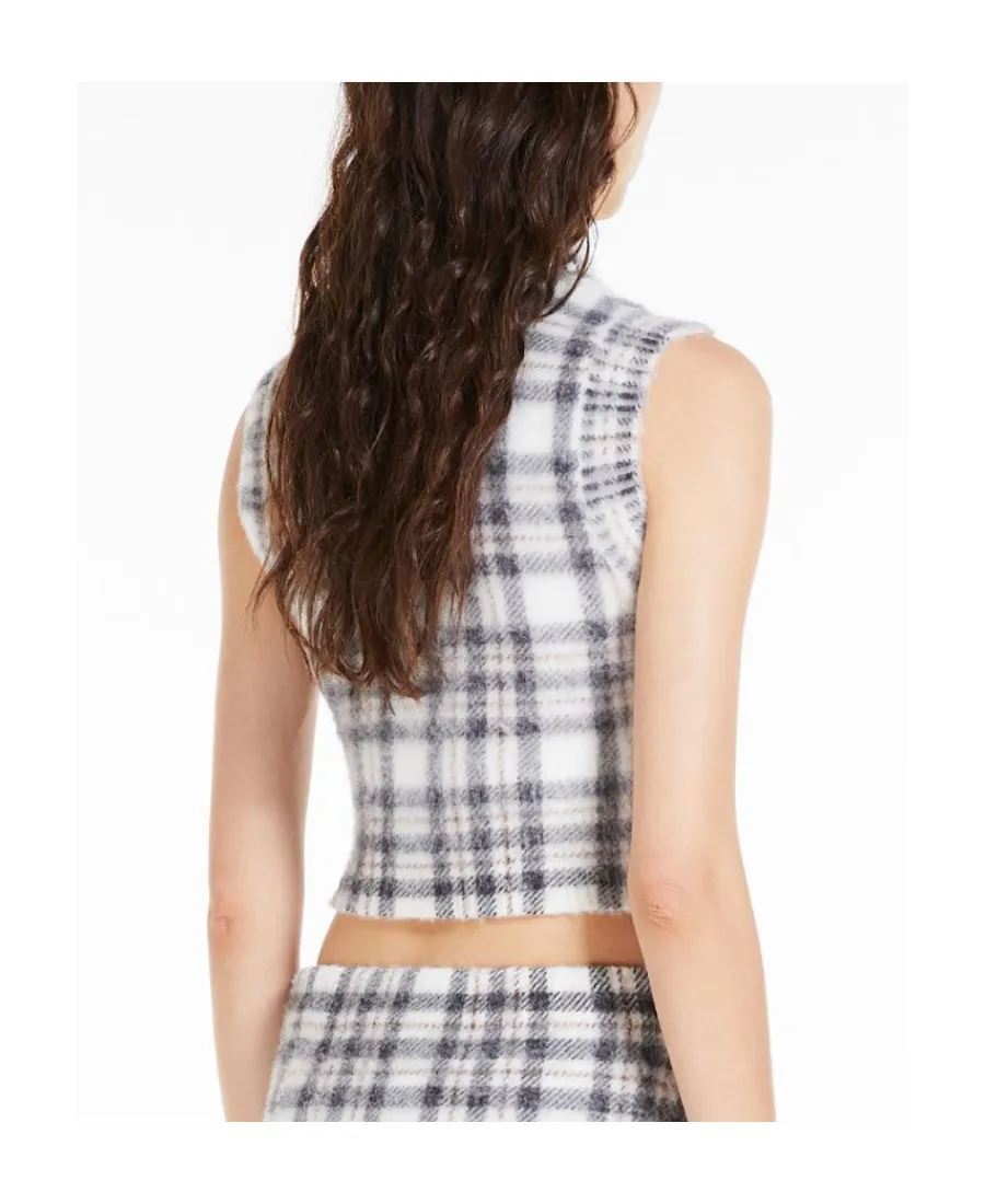 Turtleneck Sleeveless Vest