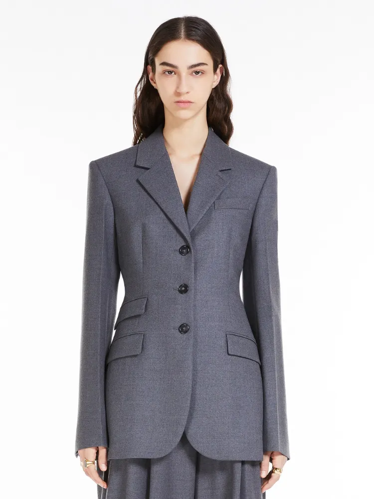 Single-Breasted Tailored Blazer