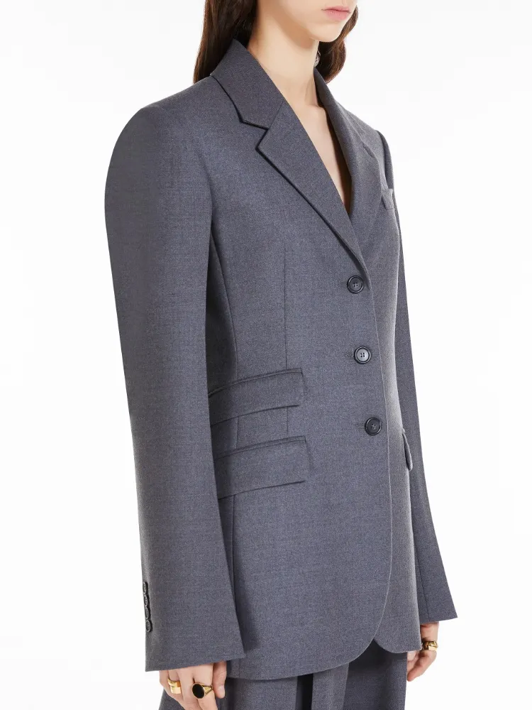 Single-Breasted Tailored Blazer
