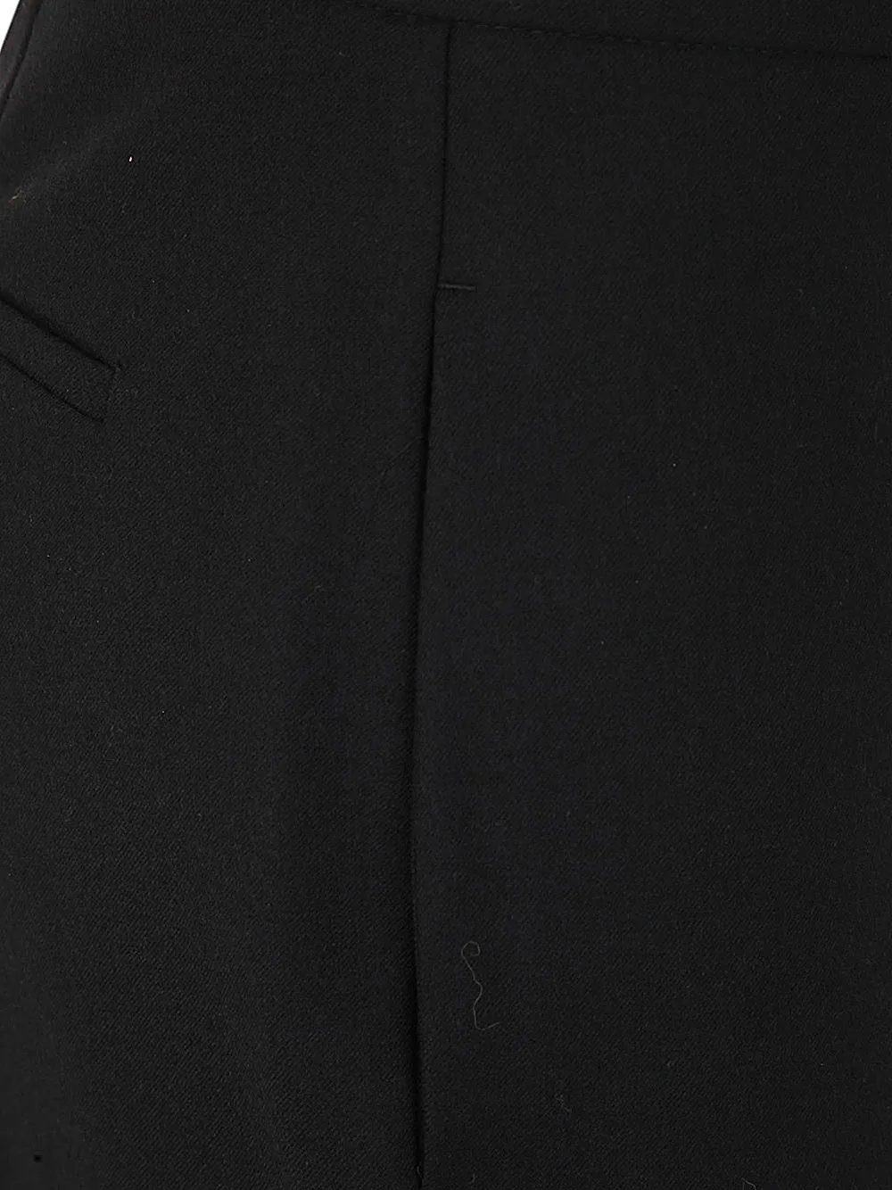 Flared Virgin Wool Tailored Trousers